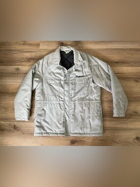 Vintage Snap-On Tools Jacket Large Made USA Horizon 3502L Quilted Work Coat